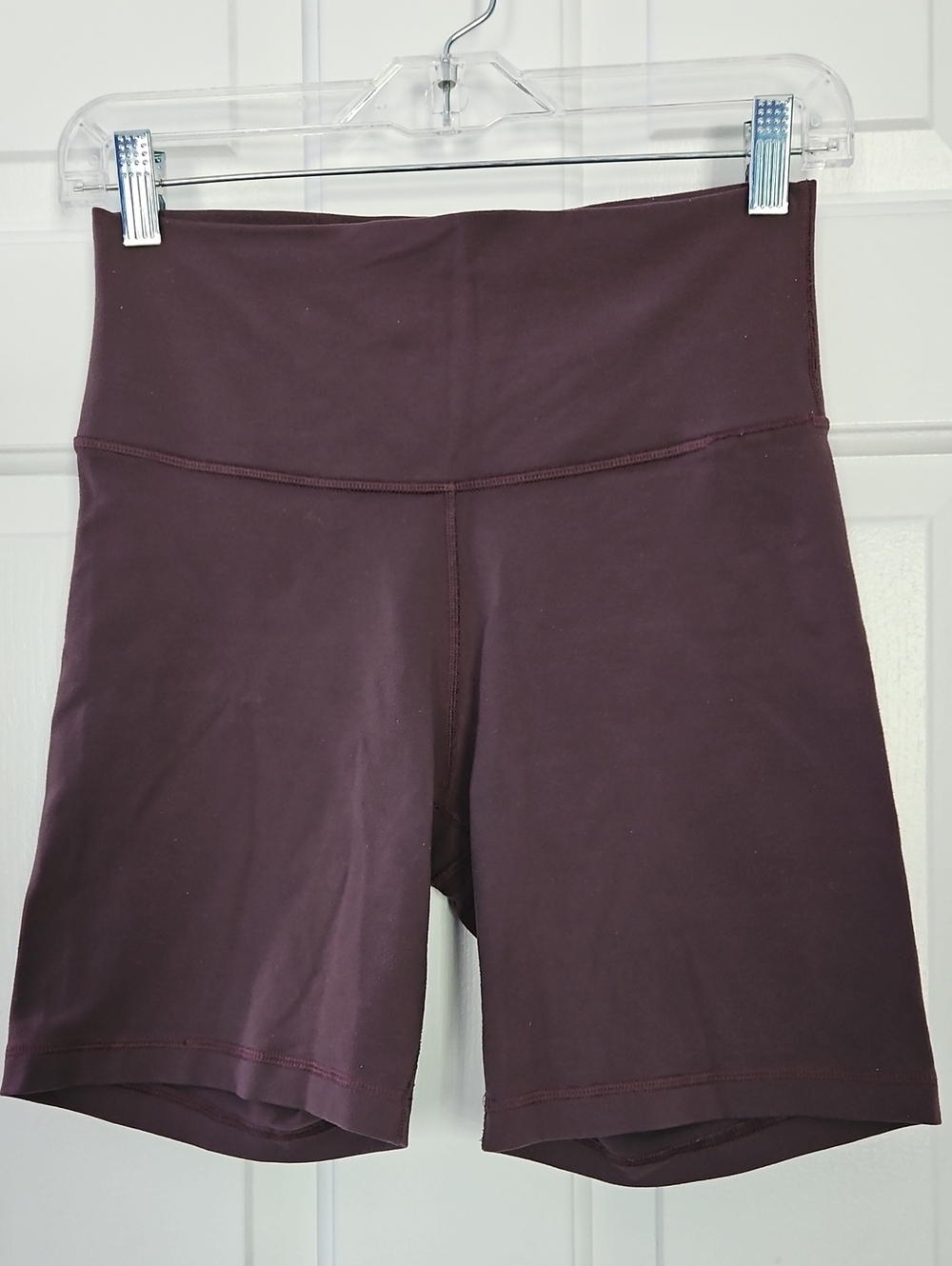Aritzia TNA High-Waist Bike Shorts - Plum